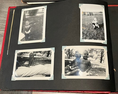 Black White Vintage Pictures Photos Lot Baby Kids Family Farm Wedding Portraits - Picture 10 of 11