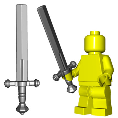 Custom Executioner Sword for Minifigures Pirates Castle -Pick your Color! NEW