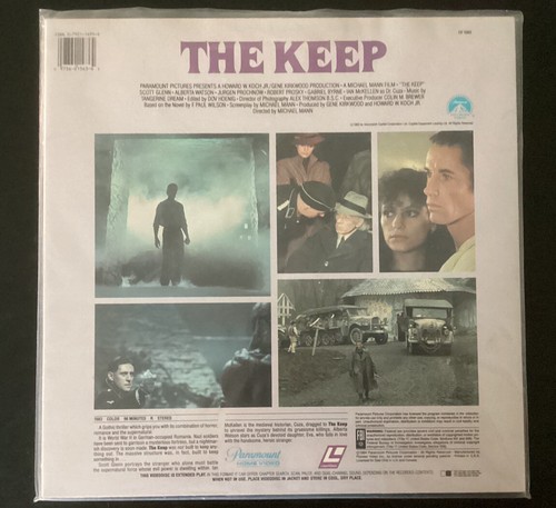 The Keep (Laserdisc Extended Play) 1983 Michael Mann Horror Film LD Like New -JD - Picture 2 of 4