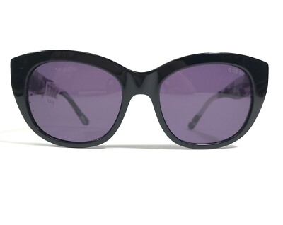 Guess Sunglasses GU7477 01A Black Smoke Gray Cat Eye Frames