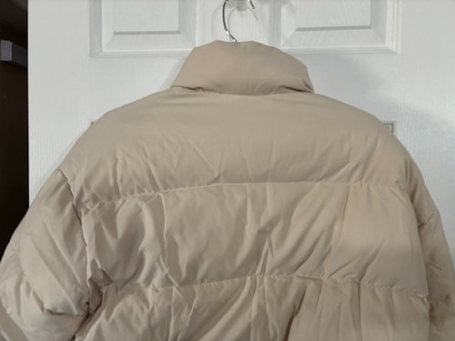 NWT Merokeety Women's Puffer Jacket Cream Color Size S Small - Picture 7 of 11