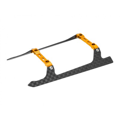 Microheli Low Profile Carbon Fiber Landing Gear ''U'' Style(GOLD)-OMP Hobby M1/EVO
