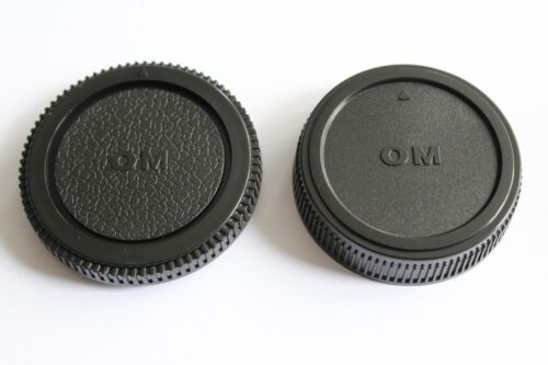 Olympus OM  Objektiv Rückdeckel & Gehäuse Deckel  Kappe  Rear Lens & Body Cap OM - Bild 1 von 5