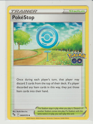 pokestop pokemon card PokeStop Pokemon Stadium Card GO 068/078