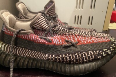 Mens 6.5 / W7.5 Adidas Yeezy Boost 350 V2 Yecheil Non-Reflective Shoes FW5190
