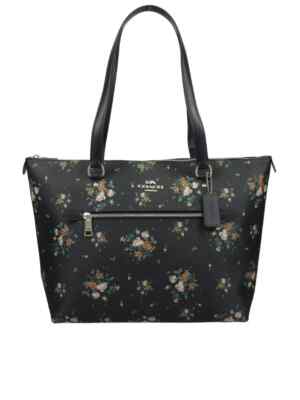 Coach Gallery Large Tote with Rose Bouquet Print #91023 - Main Image