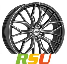 AEZ Porto gunmetal polished 8x20" ET30 LK5 112 ML 66.6 Alufelgen 20 Zoll