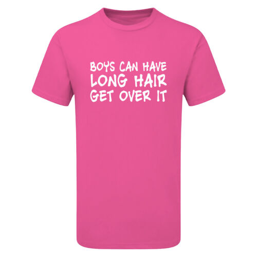 Kinder Jungen Can Have Long Hair Tshirt Support Campaign Kids Girls - Bild 8 von 13