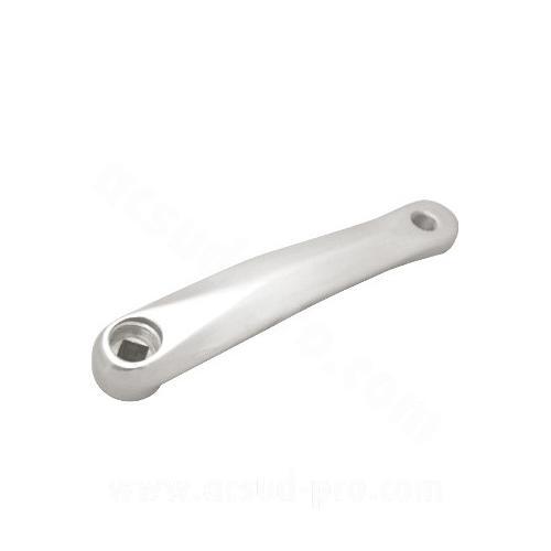Manivelle Pour VAE (vélo à Assistance électrique) - Strong Impact V Alu, Argent, Carré - Compatible Système Ananda M80