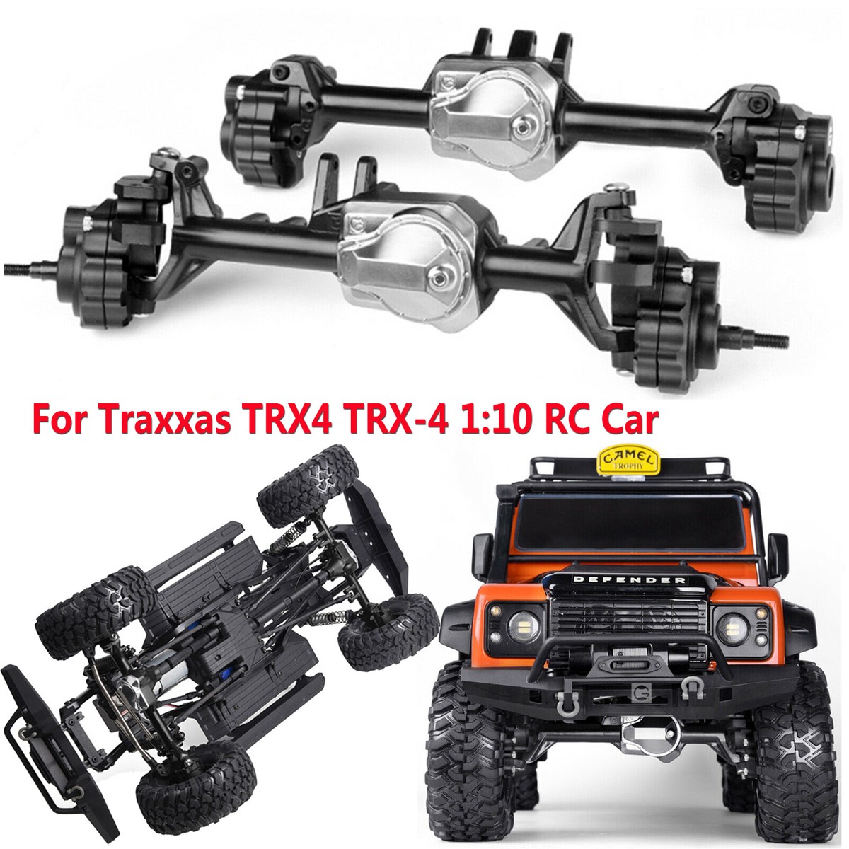 GRC G2 Aluminum Full Front & Rear Axle Set For Traxxas TRX4 TRX-4