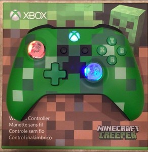 Minecraft Creeper Limited Edition LED GLOWING MOD Xbox One  