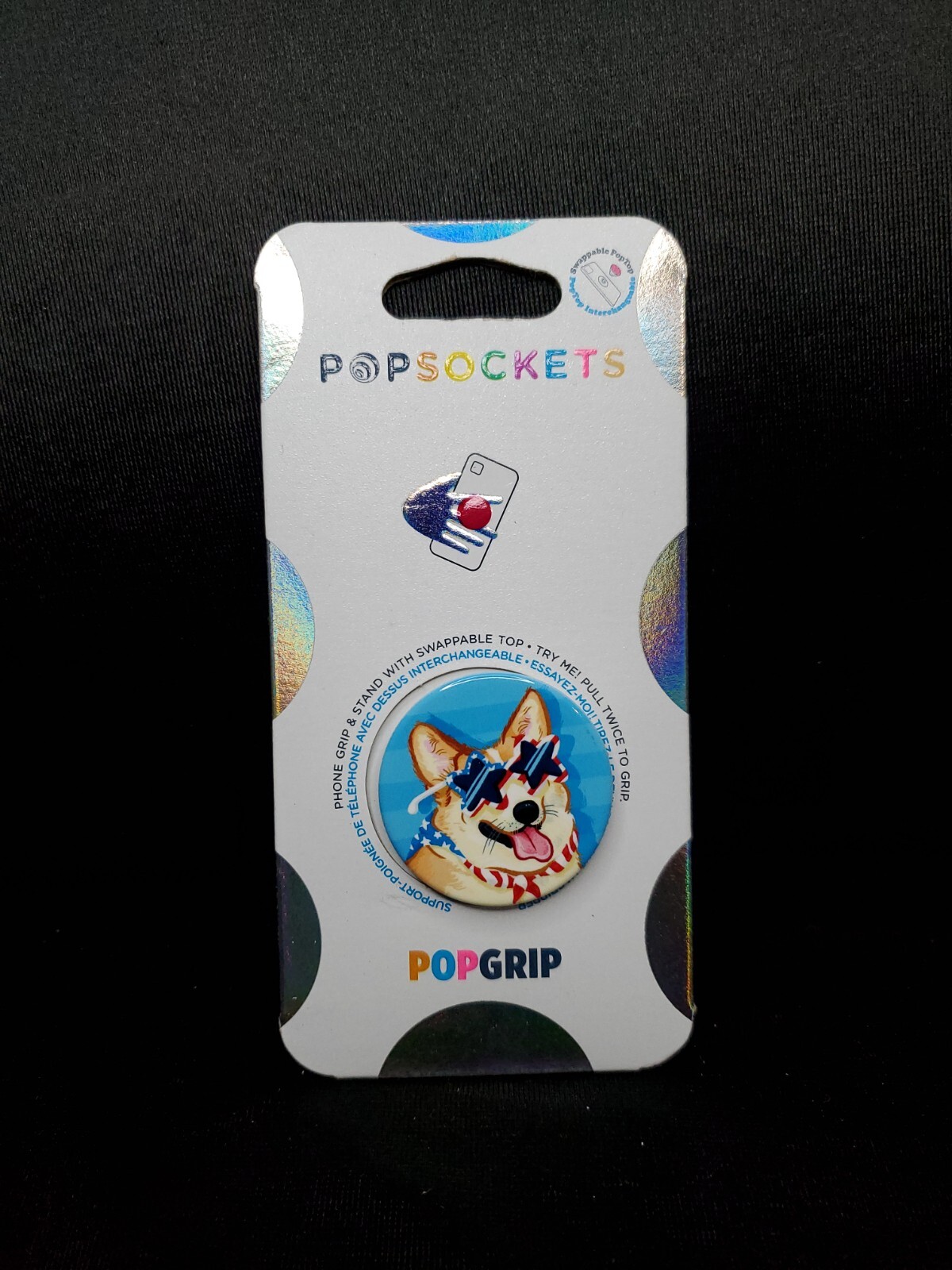 Popsockets Phone Grip PopSocket - Patriotic Pup - 802081-image