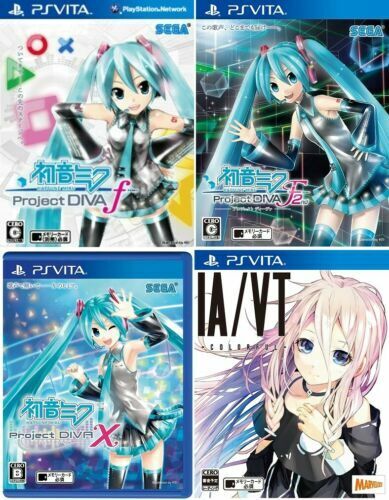 PS Vita Hatsune Miku Project Diva f & 2nd & X IA/VT KOLOROWY zestaw gier Japonia PSV - Zdjęcie 1 z 1