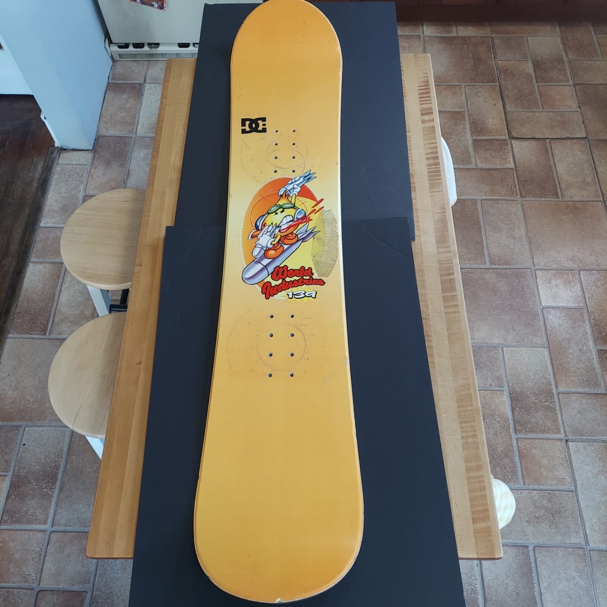 Vintage スノーボードWorld Industries World Industries Snowboard 139cm USED see pics | eBay