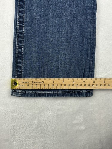 Miss Me Jeans Damen Blau Bootcut Medium Wash Low Rise Jeans Distressed Gr. 27 - Bild 9 von 16
