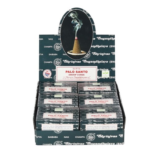 Satya Insence Nag Champa Super Hit White Sage Rose Dhoop Box Incense Cones - Picture 8 of 8