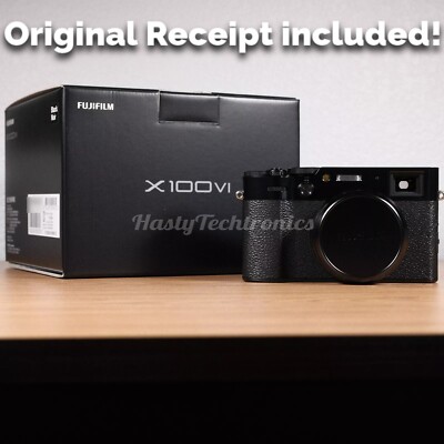 Fujifilm X100VI 40.2 Megapixel Digital Camera Black US - NEW Fujifilm X100VI 40.2 Megapixel Digital Camera Black US - NEW