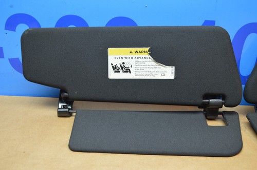 2010 W212 MERCEDES BENZ E63 AMG LEFT & RIGHT BLACK SUN VISOR SHADE PAIR - Picture 6 of 10