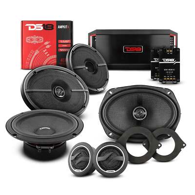 RAM 2500 2012-2021 DS18 Car Door Speakers Tweeters & Amplifier - Better Package