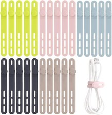 25 bridas de silicona para cables, bridas para cables, bridas para cables.neuvo.