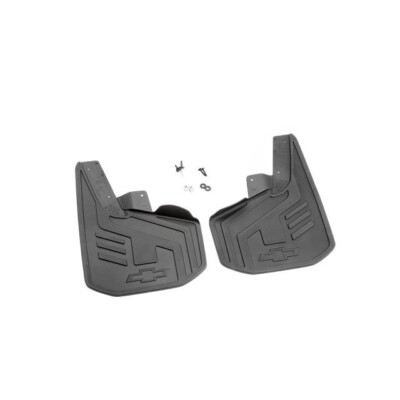 2023-2024 Colorado Z71 Front & Rear Flat Splash Guards Black**See Notes** OEM GM