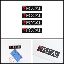 Focal Sound waterproof logo badge Sticker Decal 43mm 1.7" X11mm 0.43" 