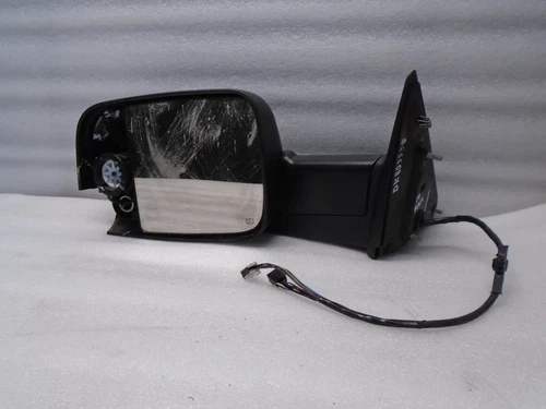 2013-2015 Dodge Ram Front Left Driver Side View Mirror Black OEM DK803335