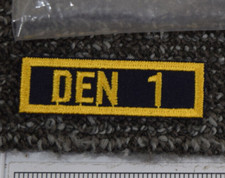 Cub Scout BSA Den Number 4 Uniform Shirt Sleeve Patch Blue Gold Boy MV490