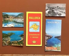 Vintage Maps, Postcards for Balearic Islands’ Mallorca/Majorca