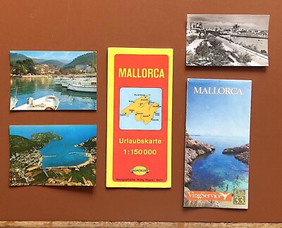 Vintage Maps, Postcards for Balearic Islands  Mallorca/Majorca