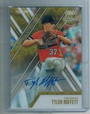 2017 Panini Elite Extra Edition Tyler Buffett AUTO GOLD 1/1 Oklahoma State Reds