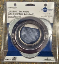 InSinkerator Sink Mount QLM-00 Chrome Quick Lock  Flange Food Waste Disposer