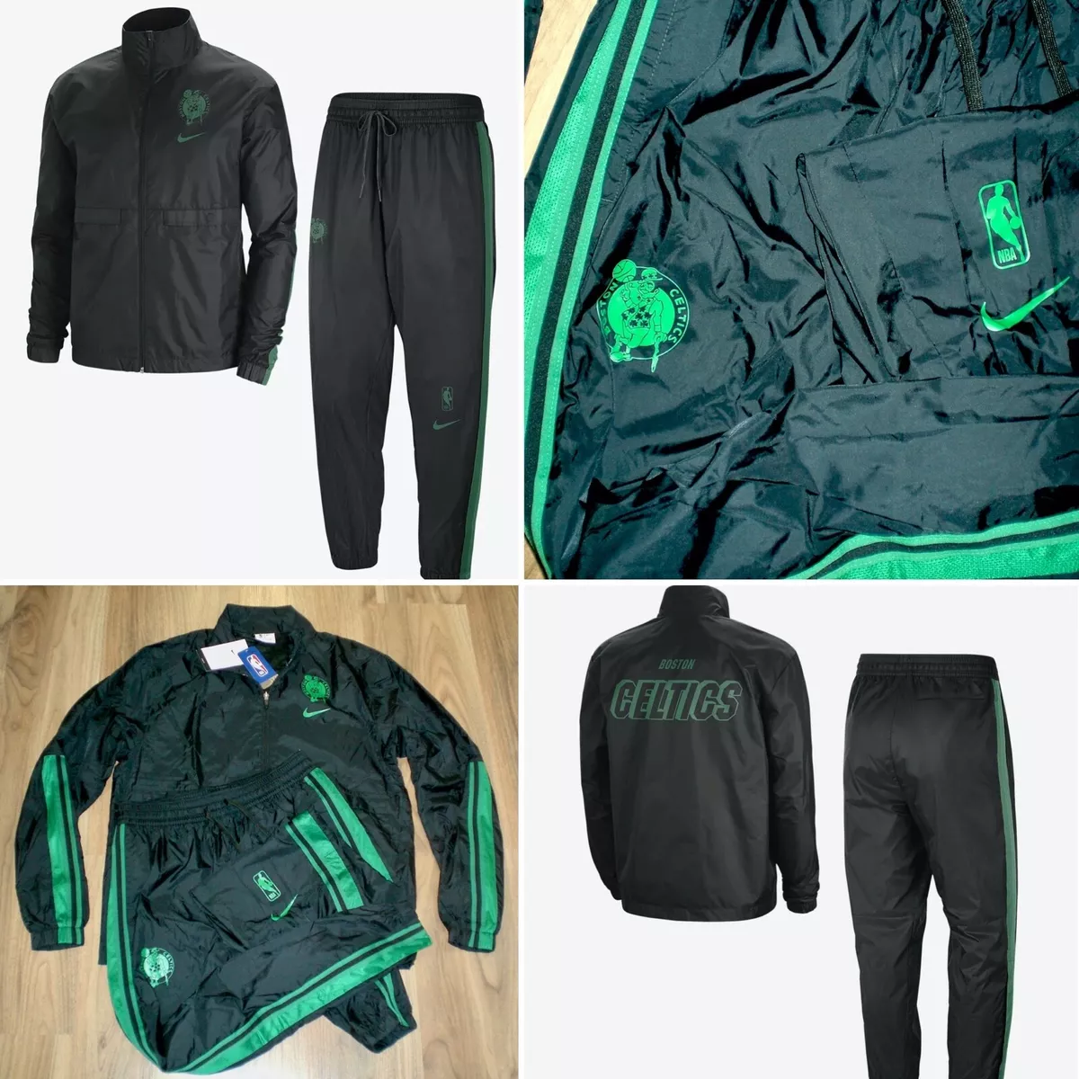 Boston Celtics Courtside Men's Nike NBA Tracksuit Jacket.