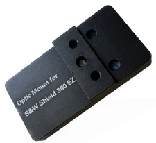 Smith Wesson SW MP 9 Shield EZ/380 EZ Mount Plate for Burris,Vortex Veno Red Dot