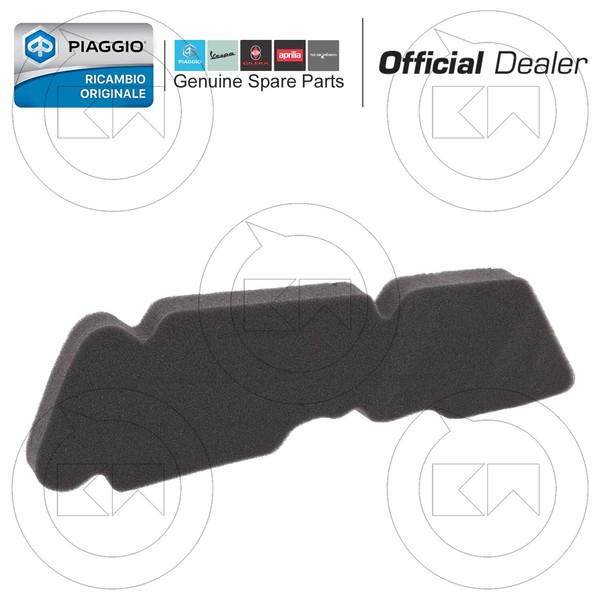 Element Filtermedien 1A0122830P Original Piaggio Liberty 50 2T Jahr 2006-image
