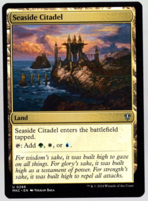 Seaside Citadel 0288 Non Foil Uncommon Murders at Karlov Manor MTG NM