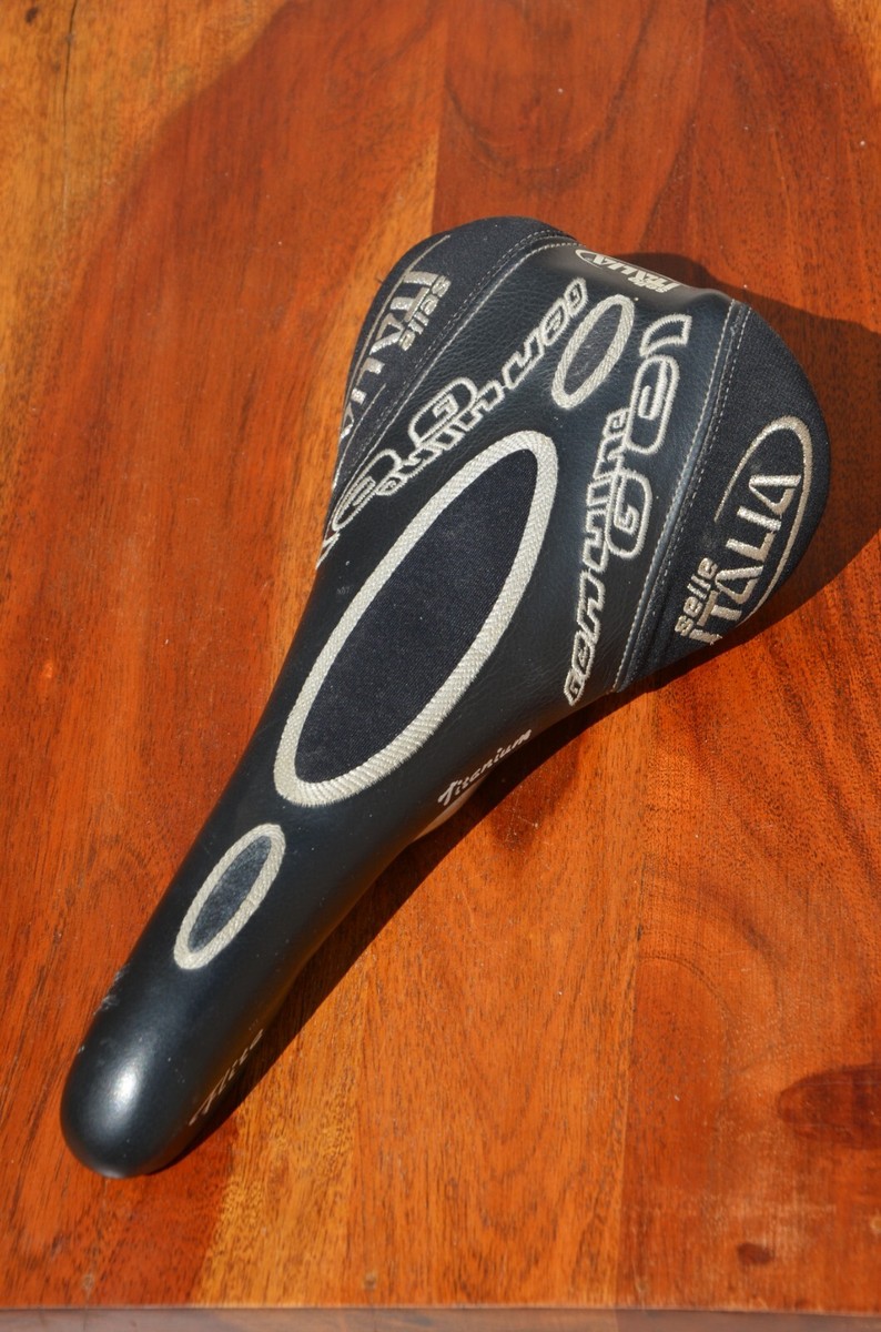 Selle Italia Flite Titanium LOOK Guenine Gel - Bleue - Saddle Vélo