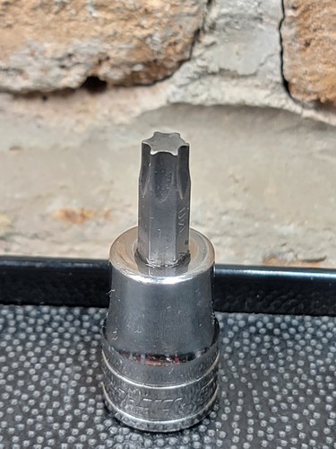 Snap-on FTX40E T40 3/8" Drive Standard Torx Bit Chrome Socket USA - Picture 3 of 19