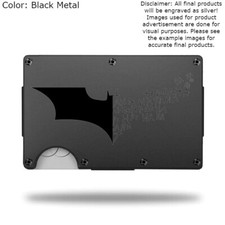 Custom Laser Engraved Wallet - BATMAN  JOKER LAUGH HA - GREAT GIFT WALLET