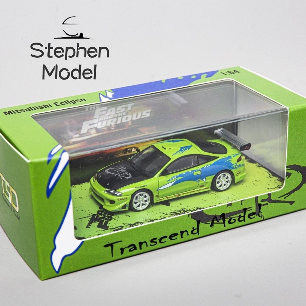 Fast and Furious 1:64 Mitsubishi Eclipse Diecast Model Car by Transcend