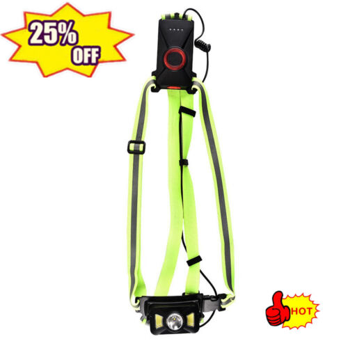 Running Light for Runners Chest LED Lamp Reflective Band Jogging USB Run Torch - Zdjęcie 1 z 12