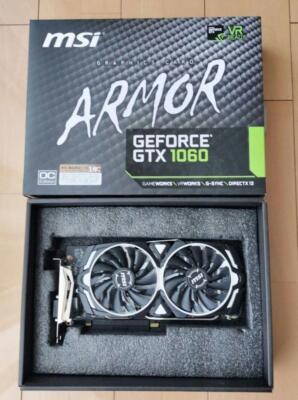 MSI GeForce GTX 1060 ARMOR OC Edition 6G