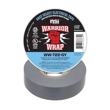 Industries Warriorwrap Select 3/4 In. X 60 Ft. 7 Mil Vinyl Electrical Tape, Gray