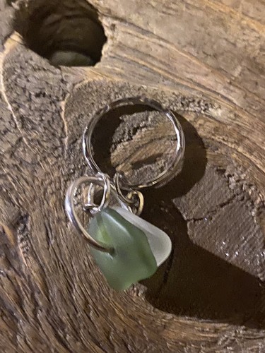 Sea Glass Keyring ,someone Special Keyring,Keyring,keychain,Sea Glass Gift, - Picture 2 of 5