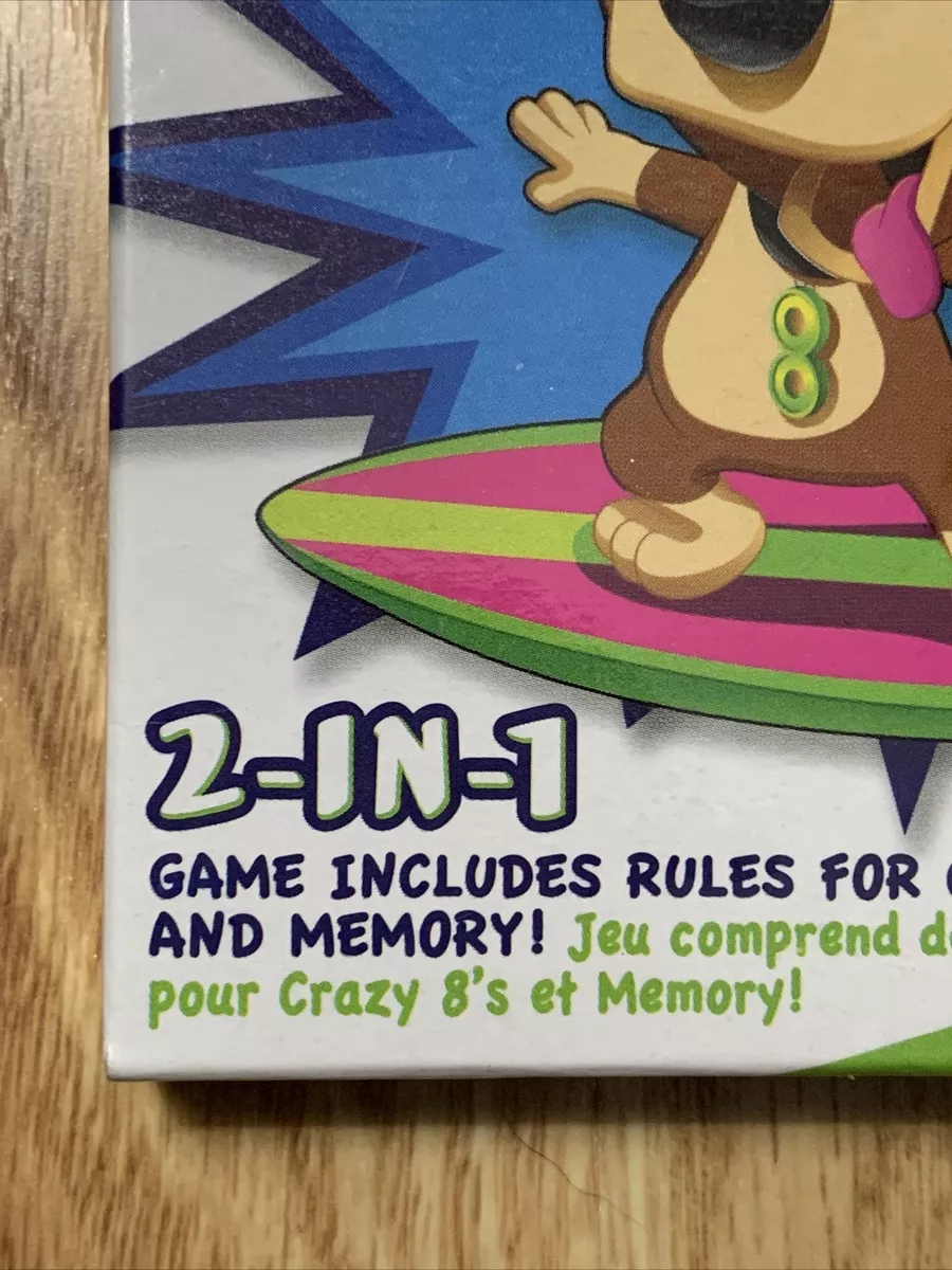 Cartamundi 2 in 1 Card Game Crazy 8s & Memory for sale online