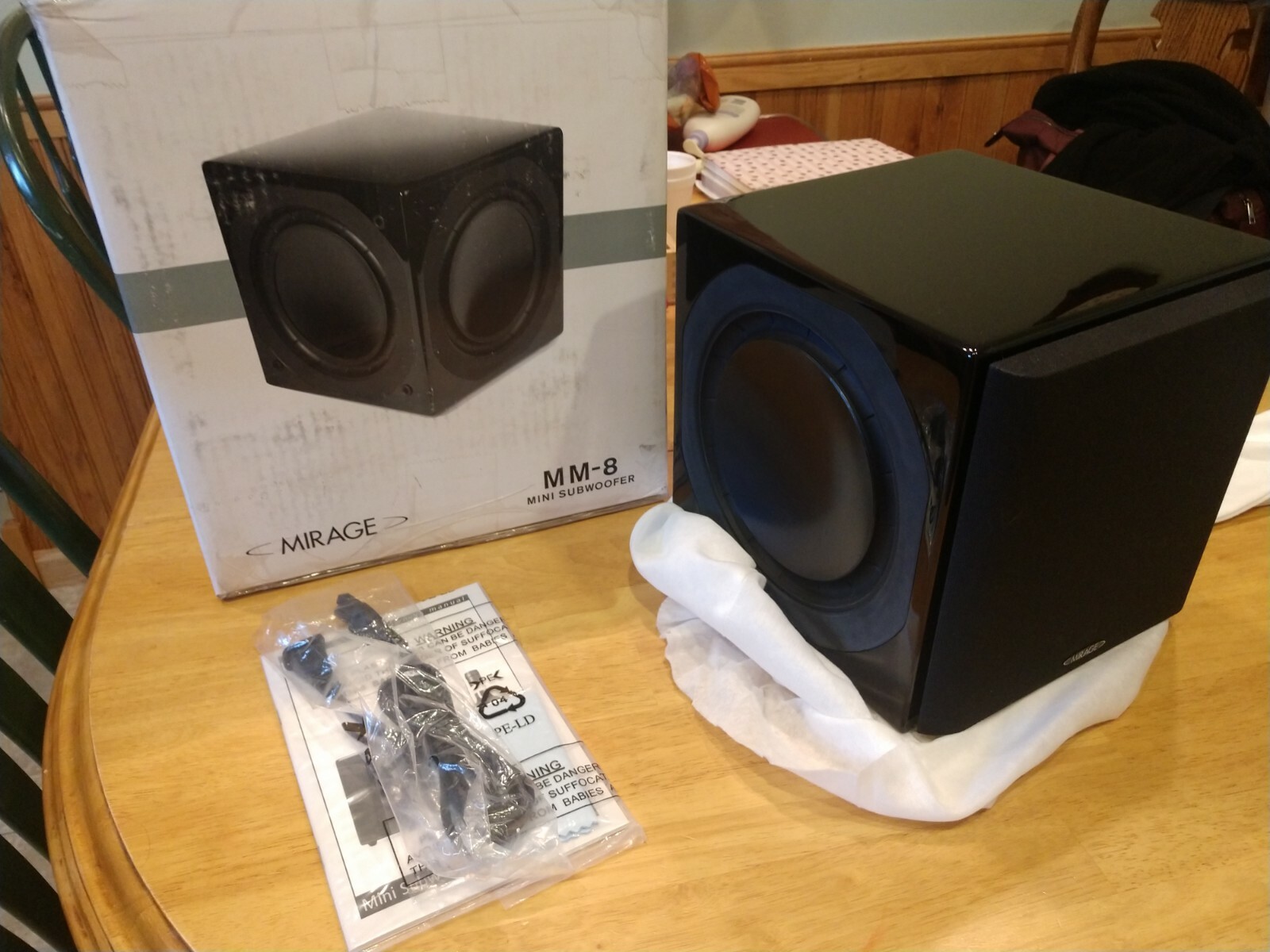 mirage mm8 subwoofer