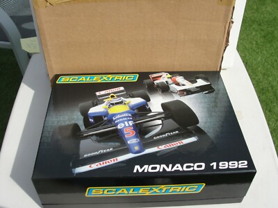 SCALEXTRIC MONACO 1992 GRAND PRIX 2 CAR SET C2971A 1:32 SLOT SCALEXTRIC MONACO 1992 GRAND PRIX 2 CAR SET C2971A 1:32 SLOT