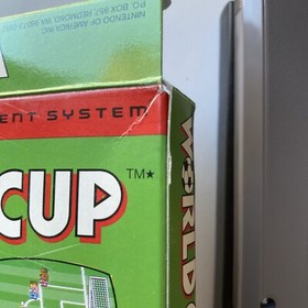 NES CiB Nintendo World Cup Soccer Futbol (Nintendo, 1990)