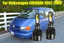 Led For Vw Eurovan 1992-2003 Headlight Kit H49003 White Cree Bulbs Hilow Beam