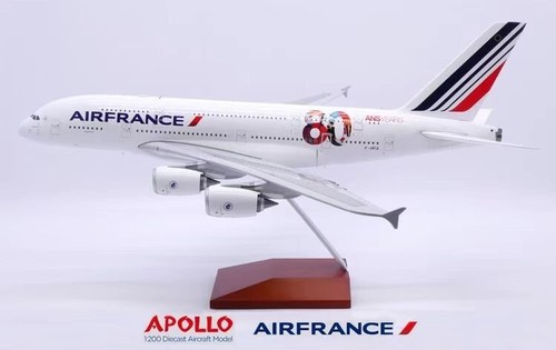 Air France A380 Reg: F-HPJI "80th Years Anniv." Apollo 1:200 Diecast A242015 - Picture 11 of 12
